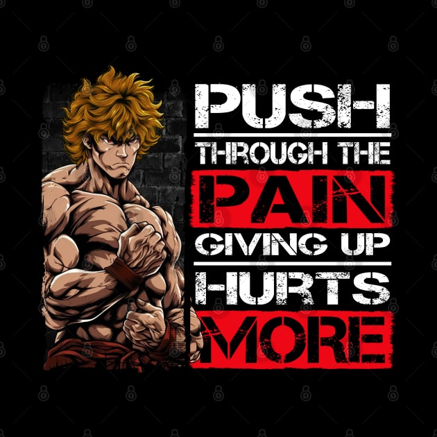 Martial Arts Fighter Motivation Quotes - Anime Shirt by KAIGAME Art