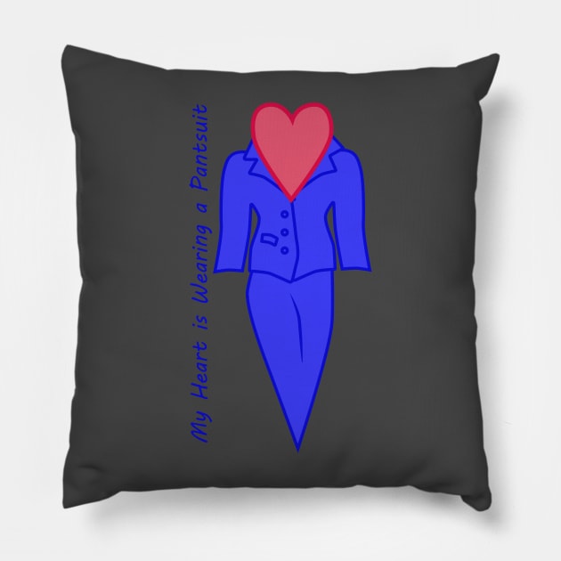 Pantsuit of My Heart Pillow by andryn