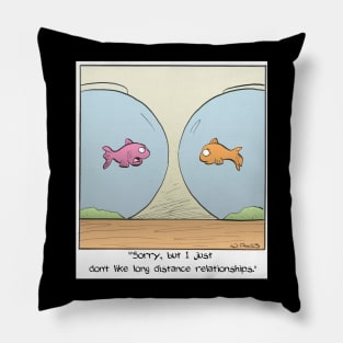 Long Distance Fish Relationship Pillow