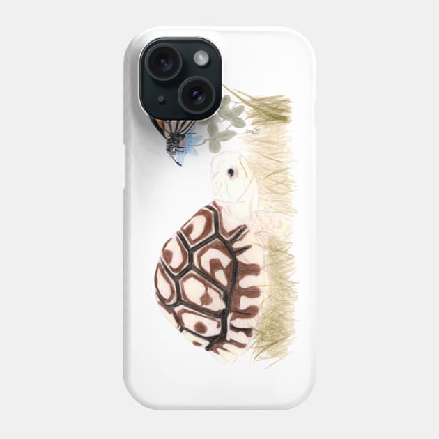 Tortoise and Butterfly Phone Case by lindaursin