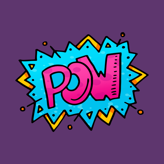 Pow comic quote by VANDERVISUALS