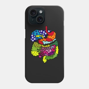 Digestive system color Phone Case