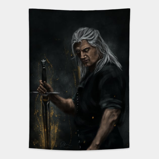 Butcher of Blaviken Tapestry by RyanRigby