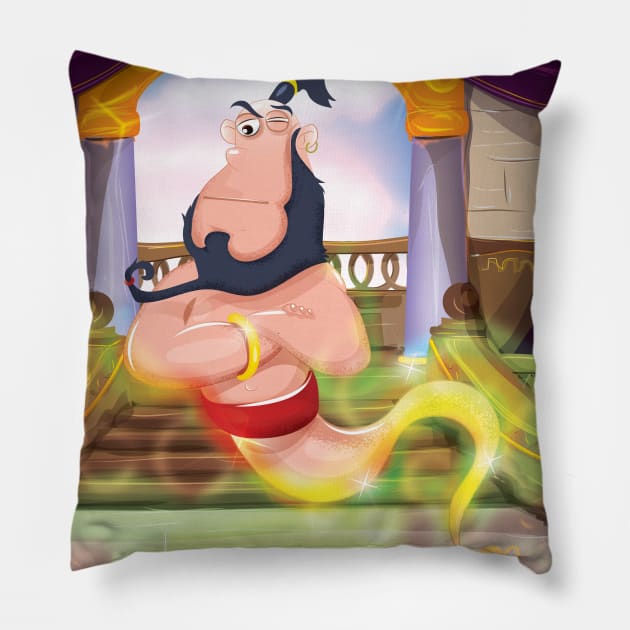 Make a Wish Genie Pillow by nickemporium1