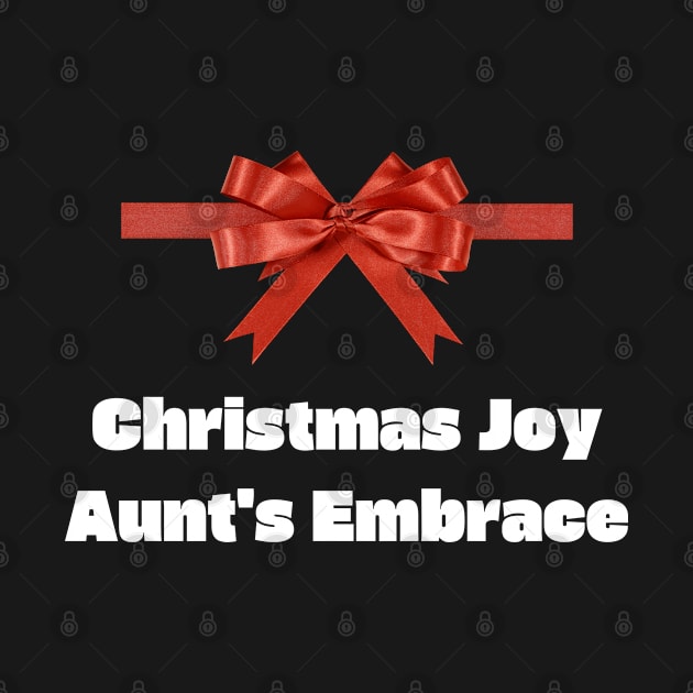 Christmas joy, Aunt's embrace. by Chapir