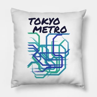 Tokyo Metro Pillow