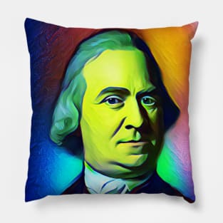 Samuel Adams Colourful Portrait | Samuel Adams Artwork 7 Pillow