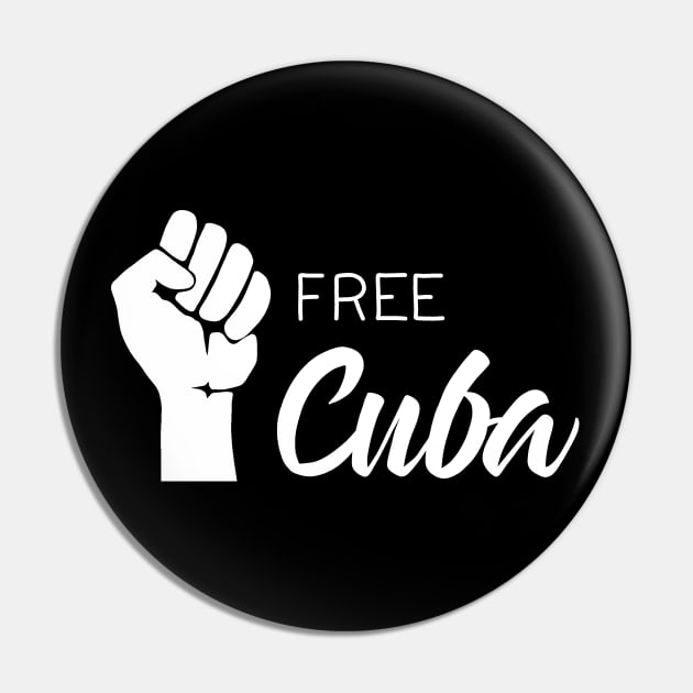 Free Cuba Pin by valentinahramov