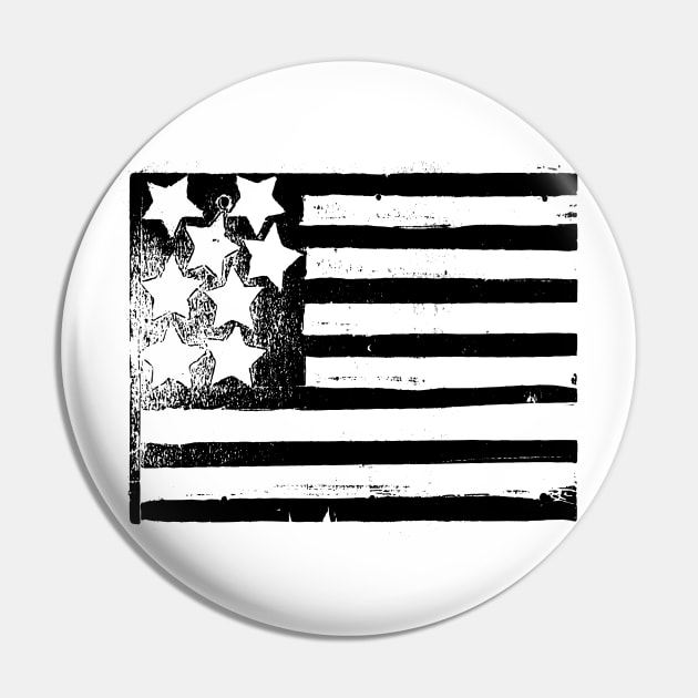 American Flag Pin by linesdesigns