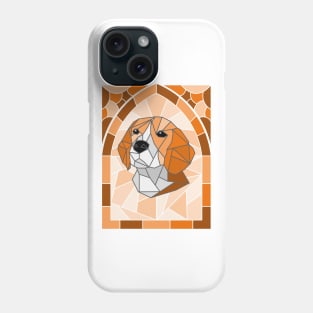 Stained Glass Beagle Phone Case