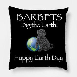 Barbet Happy Earth Day T-Shirt Pillow