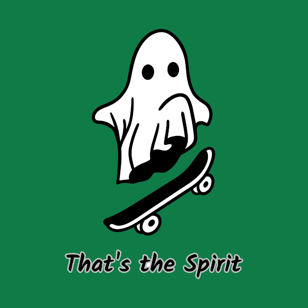that's the spirit funny halloween ghost by Pop on Elegance