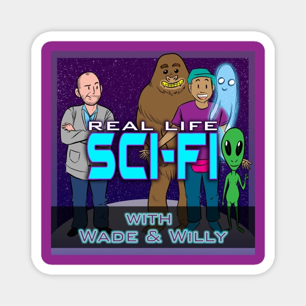 Real Life Sci-Fi Logo Magnet by Real Life Sci-Fi