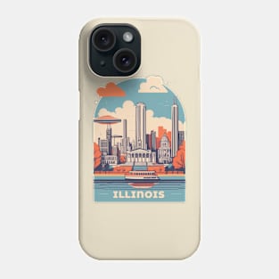 Illinois Vintage Design Phone Case