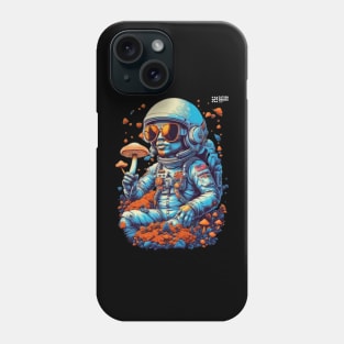 Psychedelic Dj Astronaut - Catsondrugs.com - astronaut, space, stars, galaxy, nasa, cool, planets, funny, universe, astros, astronomy, trippy, surreal, asteroidday, planet Phone Case