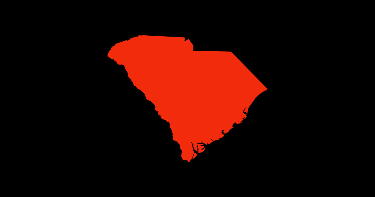 South Carolina Red South Carolina Sticker TeePublic