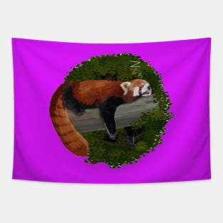 Red Panda Tapestry