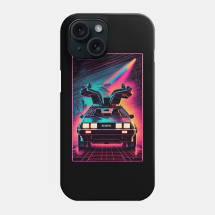 Delorean Future Design Phone Case