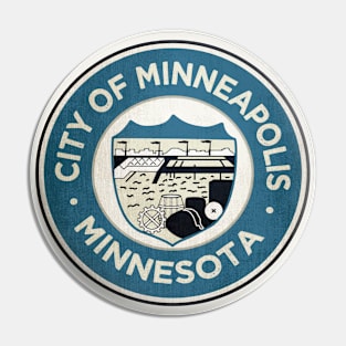 Minneapolis Millerettes • AAGPBL Patch • Minneapolis, Minnesota Pin