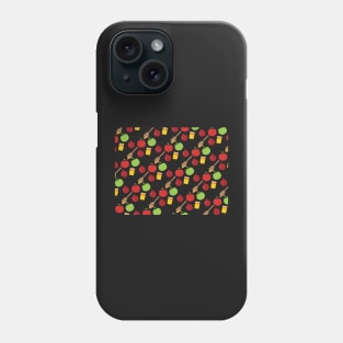 Rosh Hashana jewish holiday symbols pattern Phone Case