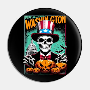 Washington Halloween Pin