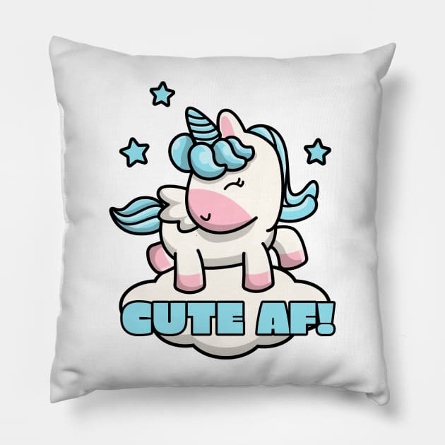 Cute AF Pillow by ArtbyLaVonne