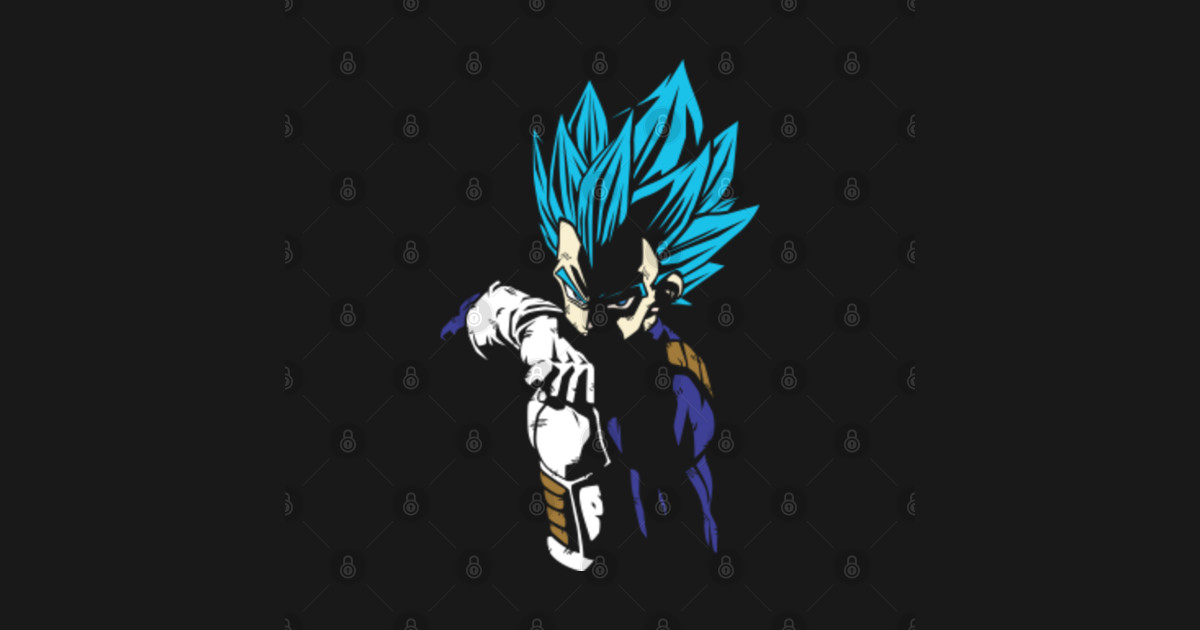 SUPER SAIYAN BLUE VEGETA - Dragon Ball Z - T-Shirt | TeePublic