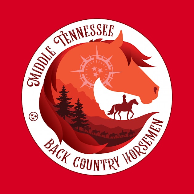 Middle TN Back Country Horsemen • Red by FalconArt