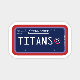 TN License Plate- TITANS Magnet