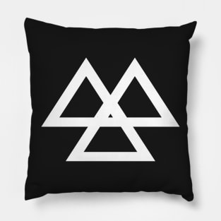 Kung Pow Enter the Fist - Evil Council Symbol (white) Pillow