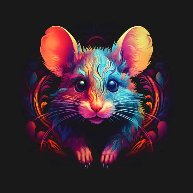 Neon Rodent #3 by Everythingiscute