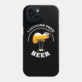 I Lucking Fove Beer Phone Case