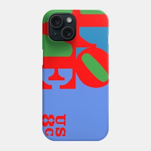 Love Stamp Stencil (Robert Indiana) Phone Case