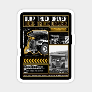 Dump truck driver Magnet