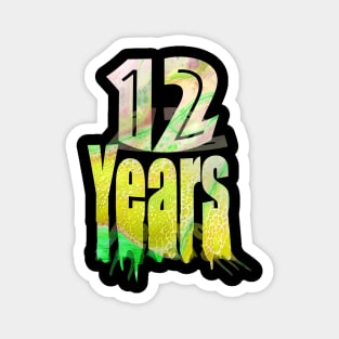 12 years Magnet