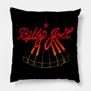 Billy Joel / Retro Style Fan Design Pillow