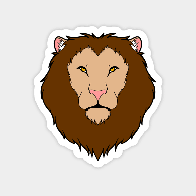 Lion Magnet by Adastumae