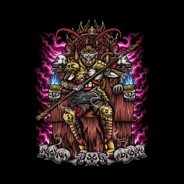 The King Wukong by aleoarts