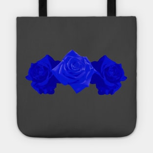 Three Blue Roses Tote