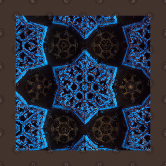 Abstract Ornamental Pattern in Dark Colors by craftydesigns