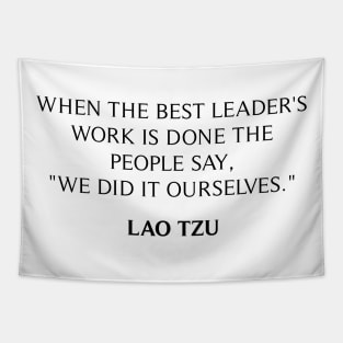 Lao Tzu Quote Tapestry