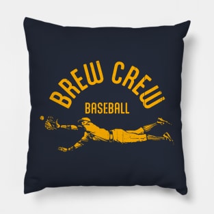Vintage Brew Crew Catch Pillow