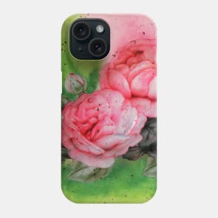 Vintage Pink Roses Phone Case