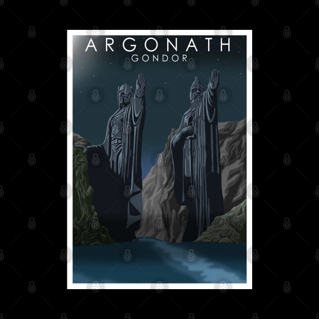 Argonath, Gondor by Omega Art