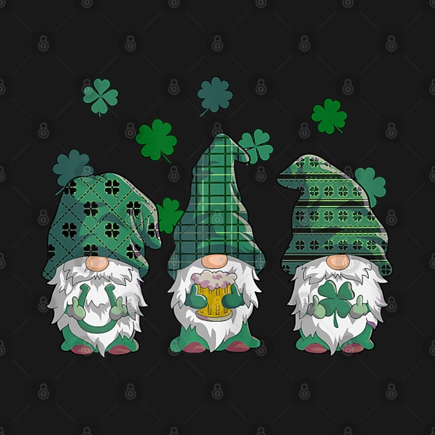 Womens Shamrock Shirt Women St Patricks Day Shirt Gnomes by waterbrookpanders