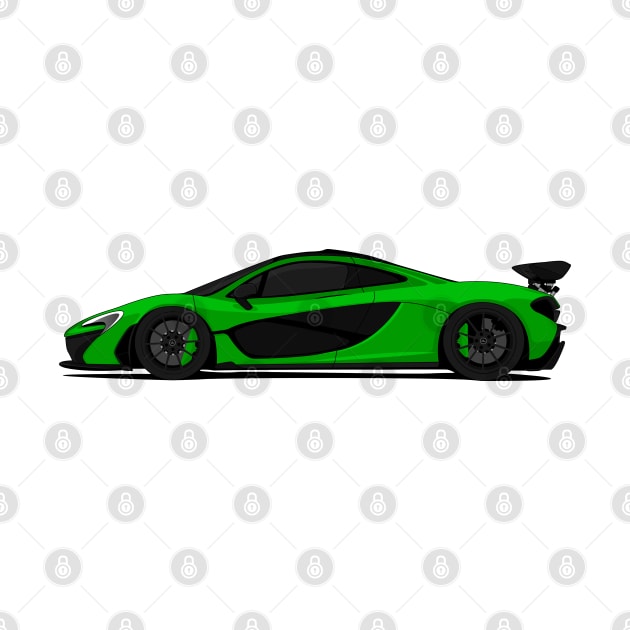 MCLAREN P1 GREEN by VENZ0LIC