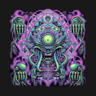 Ethereal Enigmas: Abstract Monsters T-Shirt