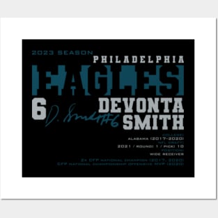 Cheap NFL Philadelphia Eagles Devonta Smith Poster Wall Art, Philadelphia  Eagles Merchandise - Allsoymade