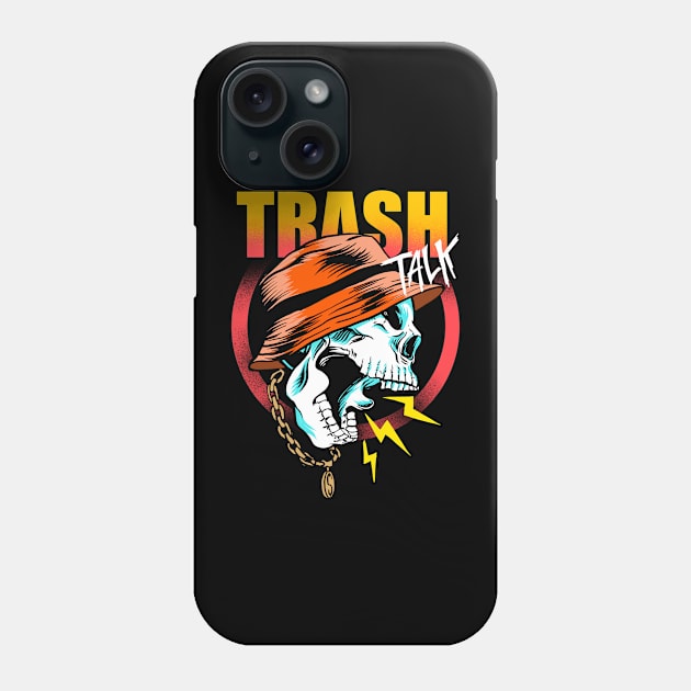 trash talk Phone Case by gemburudux