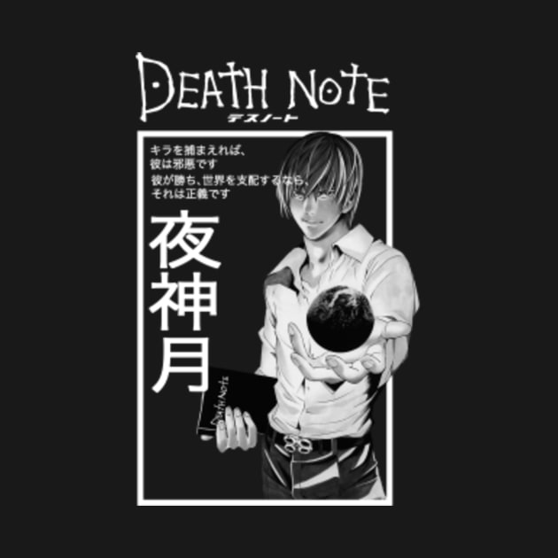 Disover L Yagami vintage japan style - Death Notte - T-Shirt